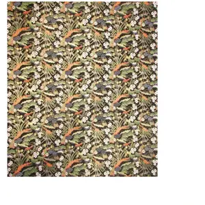 Papier Japonais 52 x 65,5 cm 100 g/m² Plantes et Fleurs sur fond noir