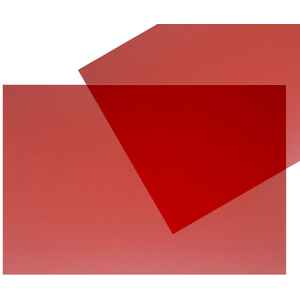 Esprit Papier Film polyester Transparent coloré 50 x 65 cm 175 µ Rouge