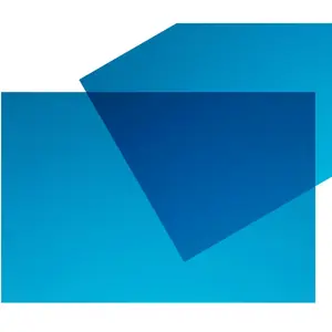 Esprit Papier Film polyester Transparent coloré 50 x 65 cm 175 µ Bleu pas cher