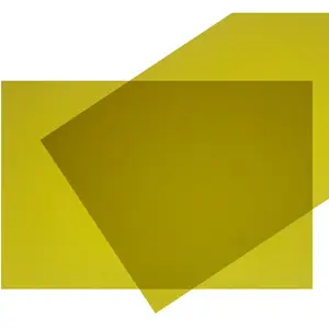 Esprit Papier Film polyester Transparent coloré 50 x 65 cm 175 µ Jaune