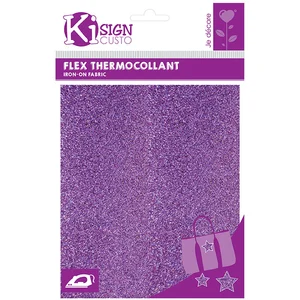Graines Créatives Flex Thermocollant Paillettes - Violet pas cher