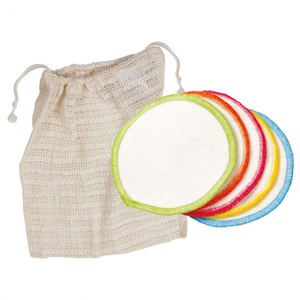 Anae Anaé - 10 disques à démaquiller en coton BIO lavables + pochette de lavage pas cher