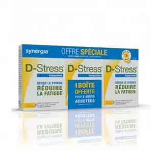 Comparateur de prix : Synergia D-stress pack 2 mois 3x80 comprimés