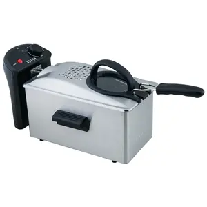H.Koenig Friteuse électrique HKoeNIG - DFX300 - 3 L - 2100 W - Acier inoxydable