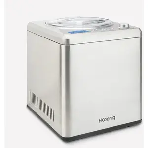 Comparateur de prix : Sorbetière Turbine à glace verticale H.Koenig HF340 180 W Gris