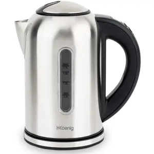 H.Koenig - Bouilloire programmable BOE50 1.7L inox/noir - 2200W T.U pas cher