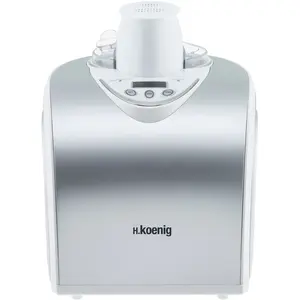 Comparateur de prix : H.Koenig H.Koenig HF180 - Sorbetière - 1 litre - 135 Watt - Blanc/inox