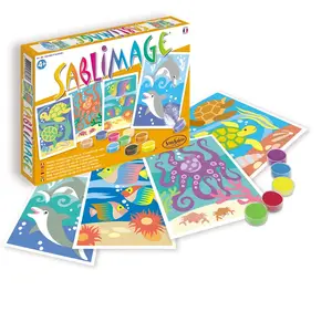 Comparateur de prix : SentoSphere Kit créatif Sablimage Sentosphère - poissons et dauphins