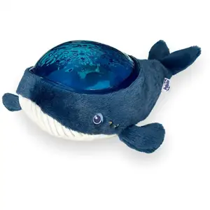 Comparateur de prix : Veilleuse peluche baleine projecteur d'ambiance aqua dream Pabobo