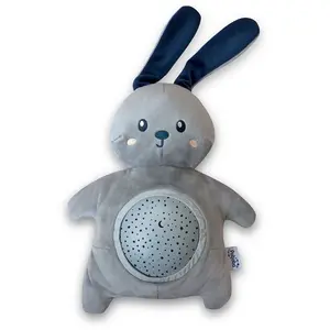 Comparateur de prix : Projecteur d'étoiles peluche lapin Mimi Bunny GRIS Pabobo