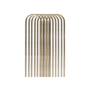 Tecplast Lot de 10 piquets de fixation toile de paillage - Piquets pour paillage jardin en U longs de 10 cm - Fixations pour paillis en mVendu pardarty