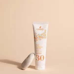 Uvbio - Lait solaire indice 30 bio et vegan pas cher