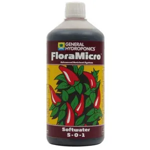 General Hydroponics FloraMicro 1 litre - eau douce - GHE pas cher