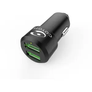 Comparateur de prix : Chargeur allume-cigare COYOTE 2 USB + Câble droit