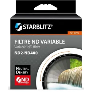 Comparateur de prix : Starblitz STARBLITZ Filtre densité neutre variable ND2-ND400 77mm