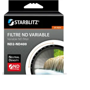 Comparateur de prix : STARBLITZ Filtre densité neutre variable ND2-ND400 67mm