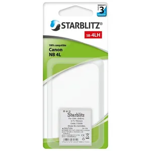 Comparateur de prix : Starblitz STARBLITZ BATTERIE CANON NB-4L