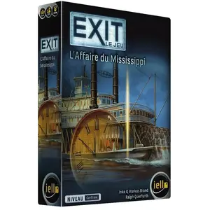 Jeux de société IELLO Exit - L'Affaire du Mississippi Bleu TU 51836 pas cher