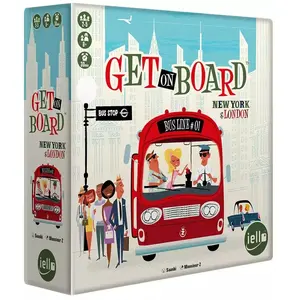 Jeu de société Get on Board : London & New York - IELLO Jeu de société - 51826 pas cher