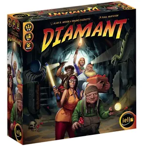 Iello , Diamant , Board Game , Ages 8+ , 3 to 8 Players , 30 mins Minutes Playing Time pas cher