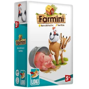 IELLO, Farmini, Board Game, Ages 5+, 1 to 4 Players, 20 mins Minutes Playing Time pas cher