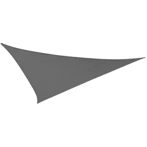 Ideprice - Toile d'ombrage triangulaire 5 mètres gris pas cher