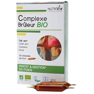 Comparateur de prix : Nutrivie Complexe Brûleur Bio 20 ampoules