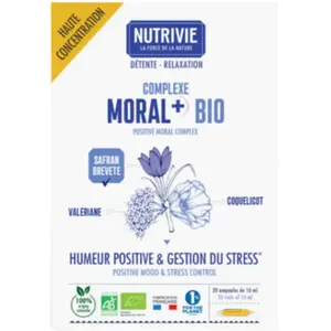 Nutrivie Complexe Moral Bio - 20 AmpoulesVendu paramazon