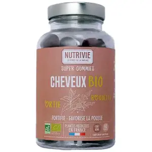 Nutrivie Super Gummies Cheveux   60 gummies
