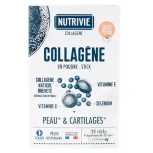 Comparateur de prix : Nutrivie Collagène Nomade 20 sticks