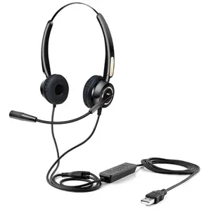 Comparateur de prix : Casque filaire de conférence USB avec télécommande Urban Factory Noir