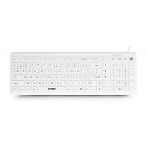 Clavier antibactérien filaire USB Urban Factory Blanc pas cher