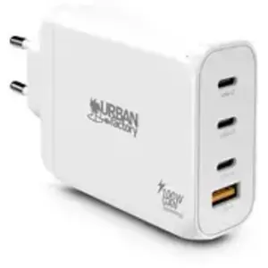 Comparateur de prix : Urban Factory 3 ports USB-C (2x100W + 1x65W) et 1 Port USB-A (30W)