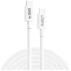 Comparateur de prix : Câble Urban Factory USB-C vers USB-C 2m E-Mark 100 W Blanc
