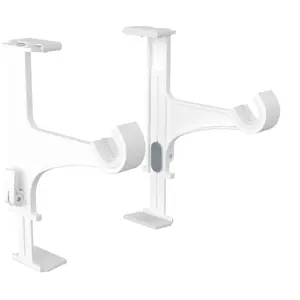 SECODIR Supports tringle à rideau sans perçage coffret volet roulant - Blanc pas cher
