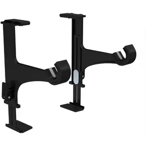 SECODIR Supports tringle à rideau sans perçage coffret volet roulant - Noir pas cher