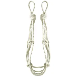 SECODIR CORDAGE - Embrasse pour rideau corde nouée Coloris - CrèmeVendu parmaisons-du-monde