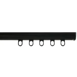 SECODIR Decorail - Tringle rail pour rideau en aluminium L.2 m Coloris - Noir pas cher