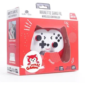 Comparateur de prix : Freaks And Geeks Switch Manette Sans Fil Doggy taille enfant Cable 1M Rouge
