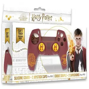 Freaks and Geeks Coque Silicone + Grip - Harry Potter - Gryffondor - Rouge pas cher