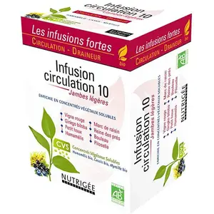 Comparateur de prix : Nutrigée Infusion Circulation 10 Plantes 30 sachets