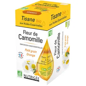 Comparateur de prix : NUTRIGEE Nutrigée Infusion Bio Fleur de Camomille 20 sachets