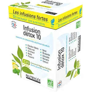 Comparateur de prix : Nutrigée Infusion Détox 10 Plantes Bio 30 sachets