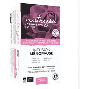 Comparateur de prix : Nutrigée Infusion Ménopause 30 sachets