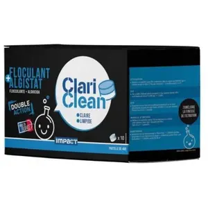 Impact Pastilles Clarifiante/floculant Piscine Clari-clean X10 pas cher