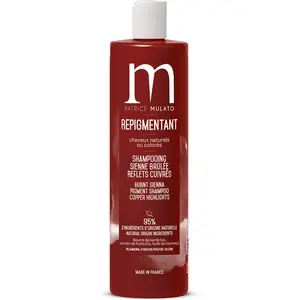 Shampooing repigmentant naturel 500ml Patrice Mulato sienne brûlée pas cher