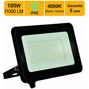 ARCOTEC Projecteur LED 100W (Equiv. 800W) 8000 LM Blanc neutre (4000K)...Vendu parcdiscount