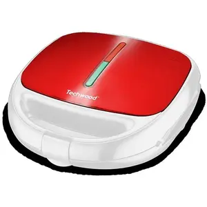 Techwood Techwood Appareil À  Croque Monsieur Gaufre Grill Rouge Tgci-815Vendu parcdiscount