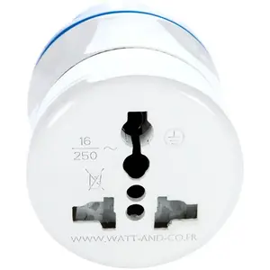 SANS WATT AND CO Adaptateur électrique de voyage universel pas cher