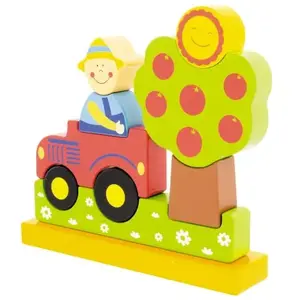 Ulysse couleurs denfance - 59701 - puzzle magnétique - la ferme